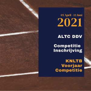 Competitie inschrijving 2021