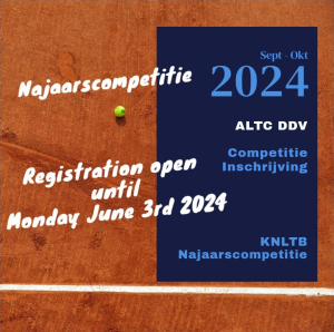 ALTC DDV NJC 2024 Inschrijving